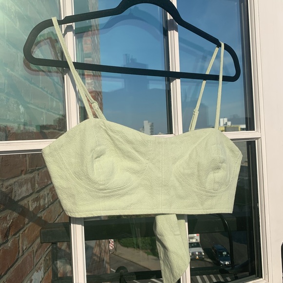 Urban Outfitters Tie back bustier crop top - Picture 2 of 6